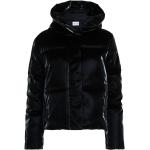 Reduzierte Schwarze Gesteppte Calvin Klein Mini Kurzjacken & Cropped-Jackets für Damen Größe M für den für den Winter 