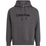 Dunkelgraue Calvin Klein Herrenhoodies & Herrenkapuzenpullover mit Kapuze Größe M 