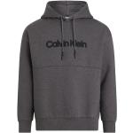 Dunkelgraue Calvin Klein Herrenhoodies & Herrenkapuzenpullover mit Kapuze Größe S 