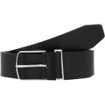 Schwarze Elegante Calvin Klein Ledergürtel aus Leder für Damen Größe XL Länge 100 