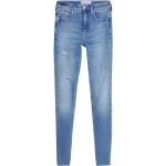 Reduzierte Hellblaue Calvin Klein Jeans Skinny Jeans aus Denim für Damen 
