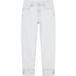 Reduzierte Hellblaue Bestickte Calvin Klein Jeans Bio Slim Fit Jeans aus Denim für Herren 