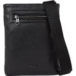 Schwarze Sportliche Calvin Klein CK Kleine Umhängetaschen mit Reißverschluss aus PU mit Außentaschen für Herren klein 