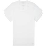 Weiße Calvin Klein Herrenunterhemden aus Baumwolle Größe 3 XL 3-teilig 