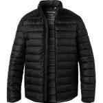 Reduzierte Schwarze Gesteppte Atmungsaktive Calvin Klein Stehkragen Winterjacken mit Reißverschluss aus Polyester für Herren Größe XL 