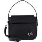 Schwarze Calvin Klein CK Hobo Bags aus Kunstfaser klein 