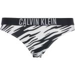 Schwarze Calvin Klein Bikinihosen & Bikinislips mit Tiermotiv für Damen Größe M 