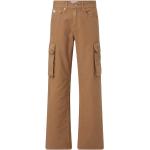 Braune Loose Fit Calvin Klein Jeans Herrenjeans mit Reißverschluss aus Denim Größe L 