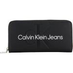 Schwarze Calvin Klein Jeans Damenportemonnaies & Damenwallets aus Denim Klein 