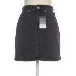 Reduzierte Schwarze Calvin Klein Jeans Lederröcke aus Leder für Damen Größe XS für den für den Sommer 