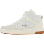 Weiße Calvin Klein Jeans High Top Sneaker & Sneaker Boots aus Leder für Damen Größe 41 