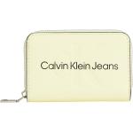 Reduzierte Calvin Klein Jeans Damengeldbörsen & Damengeldbeutel mit Reißverschluss aus Kunstleder klein 