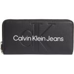 Schwarze Calvin Klein Jeans Damengeldbörsen & Damengeldbeutel mit Reißverschluss Klein 