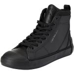 Schwarze Calvin Klein Jeans High Top Sneaker & Sneaker Boots mit Schnürsenkel aus Leder für Herren Größe 48 