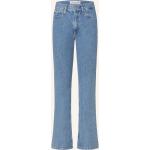 Calvin Klein Jeans Straight Leg Jeans mit Knopf aus Baumwolle für Damen Größe XS 
