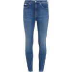 Calvin Klein Jeans Jeanshose, High-Waist, Label, für Damen, blau, 29