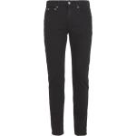 Schwarze Calvin Klein Jeans Slim Fit Jeans mit Reißverschluss aus Denim für Herren 