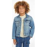 Reduzierte Blaue Calvin Klein Jeans Kinderjeansjacken aus Denim 