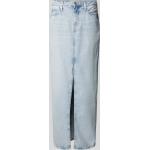 Hellblaue Calvin Klein Jeans Maxi Maxiröcke aus Baumwolle für Damen 