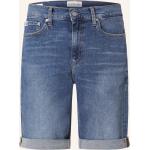 Blaue Calvin Klein Jeans Slim Fit Jeans aus Baumwolle für Herren für den für den Sommer 