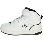 Reduzierte Weiße Calvin Klein Jeans High Top Sneaker & Sneaker Boots für Kinder Größe 22 