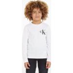 Reduzierte Langärmelige Calvin Klein Jeans Longsleeves für Kinder & Kinderlangarmshirts aus Jersey 