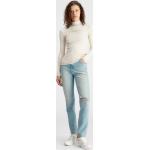 Beige Bestickte Langärmelige Calvin Klein Jeans Stehkragen Damenlongsleeves & Damenlangarmshirts Größe S 