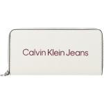 Offwhitefarbene Calvin Klein Jeans Damenkellnerbörsen klein 
