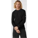 Schwarze Langärmelige Calvin Klein Jeans Langarm-Poloshirts aus Baumwolle für Herren Größe XL 