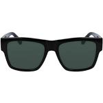 Schwarze Calvin Klein Jeans Rechteckige Rechteckige Sonnenbrillen aus Kunststoff für Herren 