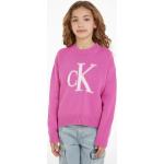 Reduzierte Rosa Calvin Klein Jeans Rundhals-Ausschnitt Kindersweatshirts Größe 128 
