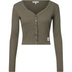 Khakifarbene Mini Kurzjacken & Cropped-Jackets für Damen Größe S 