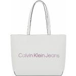 Offwhitefarbene Calvin Klein Jeans Shopper klein 