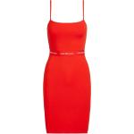 Rote Spaghettiträger-Kleider für Damen Größe S für den für den Sommer 