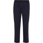Calvin Klein Jeans Schmale Jogginghose aus Stretch-Satin L dunkelblau