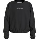 Reduzierte Schwarze Sportliche Calvin Klein Jeans Kindersweatshirts aus Baumwollmischung Größe 176 