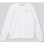 Weiße Calvin Klein Jeans Kindersweatshirts aus Baumwollmischung für Jungen Größe 152 