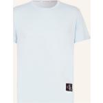 Hellblaue Calvin Klein Jeans T-Shirts aus Baumwolle für Herren Größe XL 
