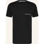 Schwarze Calvin Klein Jeans T-Shirts aus Baumwolle für Herren Größe XL 
