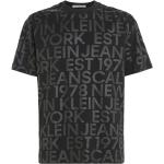 Schwarze Calvin Klein Jeans T-Shirts für Herren Größe L 