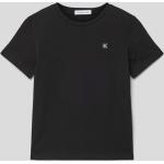 Schwarze Calvin Klein Jeans Kinder T-Shirts aus Baumwolle für Jungen Größe 152 