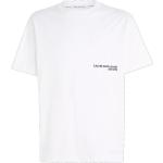 Weiße Casual Calvin Klein Jeans T-Shirts für Herren Größe L 