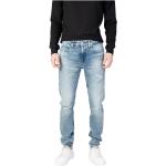 Reduzierte Blaue Calvin Klein Jeans Bio Slim Fit Jeans aus Denim für Herren Weite 29, Länge 32 für den für den Winter 