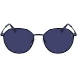 Blaue Calvin Klein Jeans Runde Runde Sonnenbrillen für Damen 