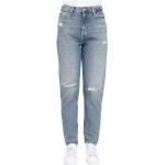 Reduzierte Blaue Calvin Klein Jeans Ripped Jeans & Zerrissene Jeans mit Reißverschluss aus Denim maschinenwaschbar für Damen für den für den Sommer 