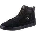 Schwarze Calvin Klein Jeans High Top Sneaker & Sneaker Boots mit Reißverschluss in Normalweite aus Nubukleder für Herren Größe 46 