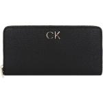 Calvin Klein Langbörse Damen Re-Look Z/A Wallet L ck black