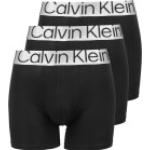 Anthrazitfarbene Calvin Klein Herrenboxershorts aus Baumwolle Größe M 3-teilig 