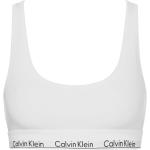 Weiße Calvin Klein BHs aus Baumwollmischung für Damen Größe L 