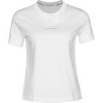 Reduzierte Weiße Calvin Klein Jeans Bio T-Shirts für Damen Größe XS 